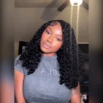 Pull & Go Burmese Curly Short Wig With Spiral Curly Ends C-Side Part Glueless 6×5 Lace Wig - Image 16