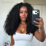 Burmese Curly Seamless Clip In Hair Extensions Real Human Hair 7 Pcs/pack Natural Volume & Looking - Image 8