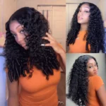 Burmese Curly Wig 6×5 13×6 Lace With Spiral Curly Ends Pull & Go Glueless Human Hair Wig - Image 5