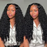 Flash Sale Burmese Curly Glueless Wig Pull Go Drawstring 6×5 13×6 HD Lace Wig Beginnger Friendly - Image 6