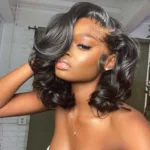 Glueless Loose Wave C-Part Short Wig 6×5 Pre-Cut HD Lace Wig Easy Install - Image 2