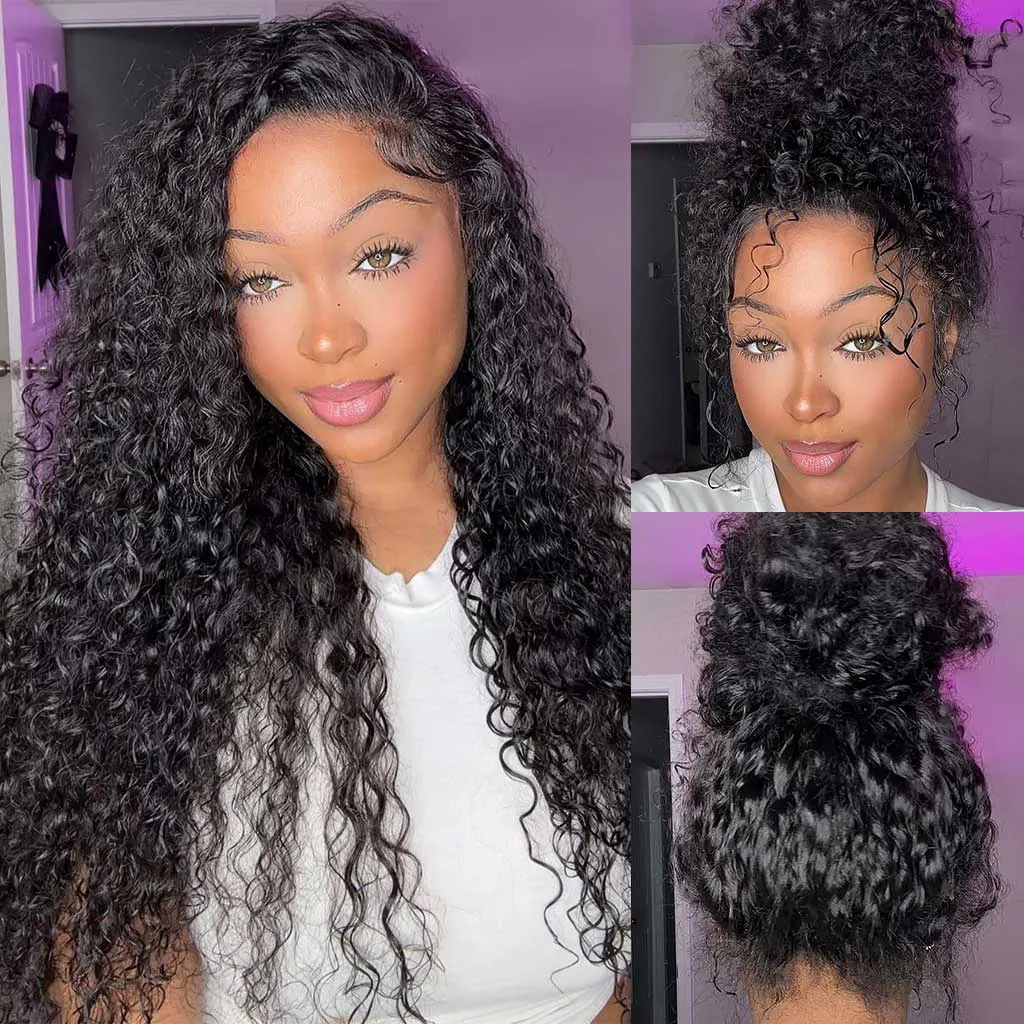 New Invisi-String Curly 360 Lace Frontal Wigs Pre-Bleached Knots Human Hair Wig New Invisi-String Curly 360 Lace Frontal Wigs Pre-Bleached Knots Human Hair Wig - Image 1