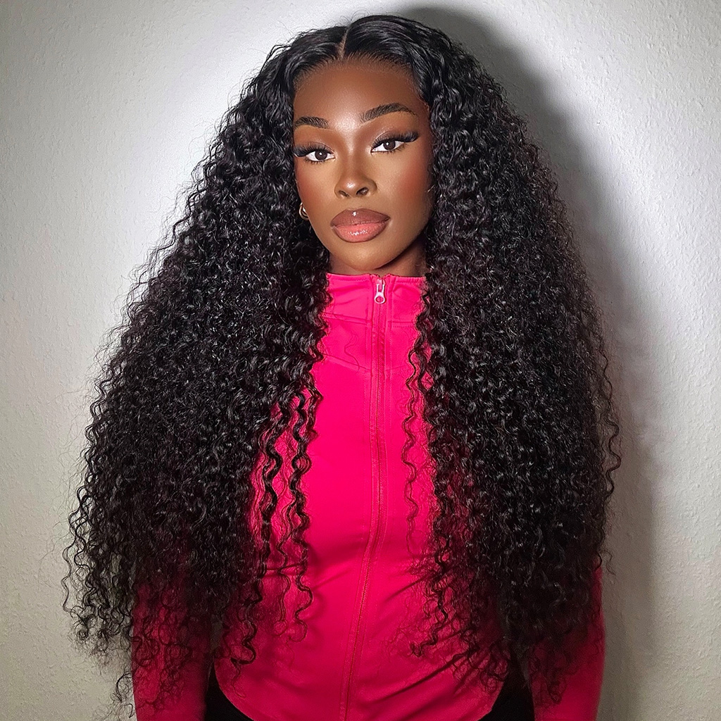 Pull Go Glueless Curly 6×5 Pre-Cut HD Lace Wig Human Hair Wear And Go Wig Bleached Knots Pull Go Glueless Curly 6×5 Pre-Cut HD Lace Wig Human Hair Wear And Go Wig Bleached Knots - Image 1