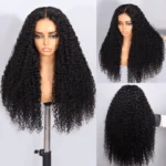 Pre-Bleached Knots 13×4 13×6 HD Lace Frontal Glueless Wigs Curly Wave Human Hair Wigs 180% - Image 5