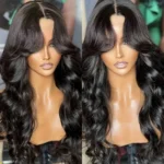 Face-Framing Curtain Bangs Body Wave Pull Go Glueless 6×5 Pre-Cut HD Lace Wig Human Hair Wig With Layers - Image 7