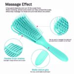One Piece Hair Brush Detangling Brush for Curly Hair - Image 5