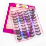 20 Pairs 3D Mink Eyelashes with 5 Kinds of Styles