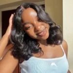 Glueless Short Loose Body Wave Bob Wig Pre-Cut 6×5 Lace Closure Wig Shoulder Length Bleached Knots - Image 7