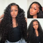 Flash Deal Water Wave Pull Go Glueless Wig 6×5 13×6 HD Lace Wig Bleached Knots Natural Hairline - Image 5