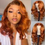 Orange Ginger Body Wave 13×4 HD Lace Front Wig 180% Density - Image 7