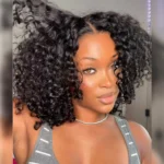 Pull & Go Bouncy Water Wave Glueless Wig Short Bob Wig Pre-Cut 6×5 Lace Bleached Knots - Image 4