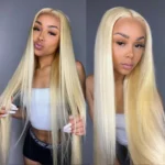 Glueless Blonde 6×5 Lace Closure Wig Pre-Cut Lace & Bleached Knots Put On and Go - Image 9