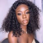 Big Curly Undetectable Lace Short Wig Deep Curly Glueless Lace Wig 180% Density - Image 2