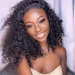 Big Curly Undetectable Lace Short Wig Deep Curly Glueless Lace Wig 180% Density - Image 3