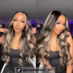 Glueless Balayage Honey Blonde Pre-Cut 6×5 HD Lace Wig Highlight Body Wave Human Hair Wig Ready To Wear - Image 18