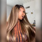 Balayage Honey Blonde Glueless Highlight Wig Pre-Cut 6×5 HD Lace Bleached Knots Ready To Go - Image 17