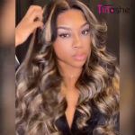 Glueless Balayage Honey Blonde Pre-Cut 6×5 HD Lace Wig Highlight Body Wave Human Hair Wig Ready To Wear - Image 17