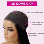 Glueless Bouncy Water Wave Lace Front Wigs Undetectable HD Lace Wig Beginner Friendly - Image 4
