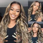 Balayage Honey Blonde Highlight 6×5 13×4 Lace Glueless Wig Body Wave HD Lace Wig - Image 10