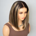 Glueless Highlight 1b/22 Bob Wig 6×5 Pre-Cut HD Lace Wig Wear & Go - Image 5