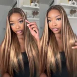 Balayage Honey Blonde Glueless Highlight Wig Pre-Cut 6×5 HD Lace Bleached Knots Ready To Go - Image 16