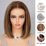 Highlight P4/27 Glueless Bob Wig 6×5 Pre-Cut HD Lace Wig Wear & Go - Image 4