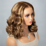 Highlight Shoulder Length Wig Body Wave Pre-Cut 6×5 Lace Wig Full & Volume - Image 2