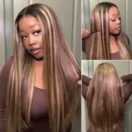 Balayage Honey Blonde Glueless Highlight Wig Pre-Cut 6×5 HD Lace Bleached Knots Ready To Go - Image 5