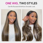 Highlight 1b/22 U Part Wig Body Wave / Straight No Glue Easy Install - Image 7