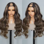 Highlight 1b/22 U Part Wig Body Wave / Straight No Glue Easy Install - Image 5