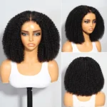 Kinky Curly Reddish Brown Glueless 6×5 HD Lace Wig Salon Quality Human Hair Wig 200% - Image 13
