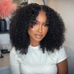 Kinky Curly Reddish Brown Glueless 6×5 HD Lace Wig Salon Quality Human Hair Wig 200% - Image 14
