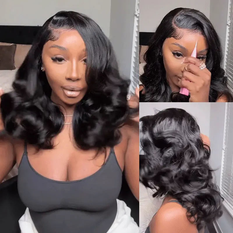 Layered Cut Loose Wave Glueless Wig C-Side Part 6×5 HD Lace Wig Natural Hairline With Baby Hair Layered Cut Loose Wave Glueless Wig C-Side Part 6×5 HD Lace Wig Natural Hairline With Baby Hair - Image 1