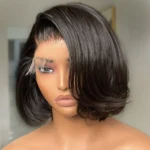 Layered Cut Blowout Straight Bob Wig 6×5 Pre-Cut HD Lace Wig 180%