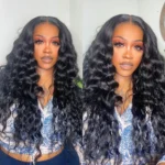 Loose Deep Wave Human Hair HD Lace Front Wigs 250% High Density - Image 3