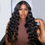 13×4 HD Lace Frontal Glueless Wig Pre-Bleached Knots Loose Deep Wave Human Hair Wigs - Image 5
