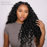 Feather Crochet Hair Loose Deep Miracle Knots Boho Braids Human Hair Extensions Protective Style - Image 4
