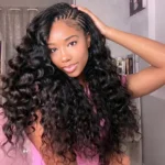 Feather Crochet Hair Loose Deep Miracle Knots Boho Braids Human Hair Extensions Protective Style - Image 6