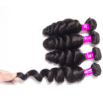 Tinashe Hair With Frontal Brazilian Loose Wave 100% Brazilian Virgin Remy Hair With Frontal Spring Loose Curly 3 Bundles With Frontal - Image 5
