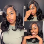 Layered Cut Loose Wave Glueless Wig C-Side Part 6×5 HD Lace Wig Natural Hairline With Baby Hair - Image 3