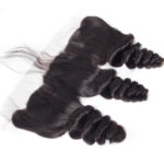 Tinashe Hair Frontal Closure Loose Wave Human Hair Extensions Brazilian Loose Wave Lace Frontal Closure 13*4 - Image 3