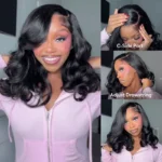 Layered Cut Loose Wave Glueless Wig C-Side Part 6×5 HD Lace Wig Natural Hairline With Baby Hair - Image 5