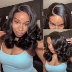 Layered Cut Loose Wave Glueless Wig C-Side Part 6×5 HD Lace Wig Natural Hairline With Baby Hair - Image 10