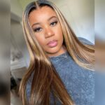 Ombre Highlight Brown With Dark Roots Straight Glueless 6×5 Lace Wig - Image 3