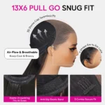 Pull & Go Glueless Wig 6×5 13×6 Straight Wig Invisi-Drawstring Pre-Everything Human Hair Wig - Image 10
