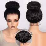 Yaki Straight Pull Go Drawstring 360 Lace Frontal Wigs Ready To Wear Glueless Human Hair Wig - Image 8