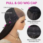 Double Drawn Bone Straight Bob Wig Pull & Go Glueless 6×5 Lace Raw Human Hair Wig - Image 14