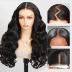Wear And Go Glueless 6×5 Lace Wig Pre-cut Lace Bleached Knots Body Wave HD Lace Closure Wig - Image 4