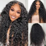 Flash Deal Water Wave Pull Go Glueless Wig 6×5 13×6 HD Lace Wig Bleached Knots Natural Hairline