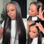 Pull & Go Glueless Wig 6×5 13×6 Straight Wig Invisi-Drawstring Pre-Everything Human Hair Wig - Image 8